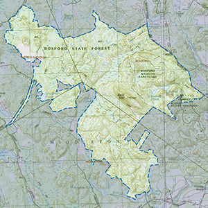 Map of the Baldhill Reservation IBA site