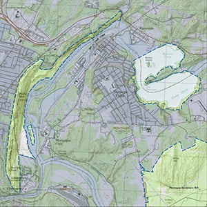 Map of Barts Cove IBA site