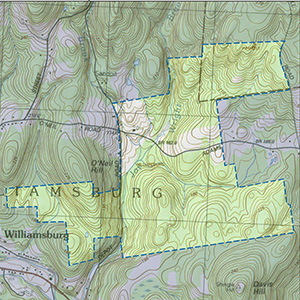 Map of the Graves Farm IBA site