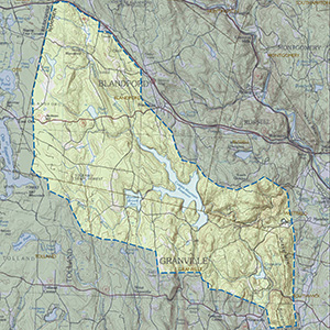 Map of the Little River Watershed IBA site