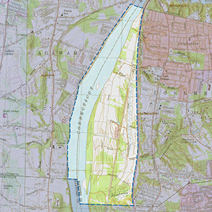 Map of the Longmeadow Flats IBA site