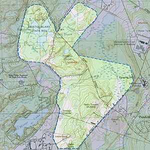 Map of the Stop River IBA site